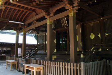 <p>Close up of the shrine</p>