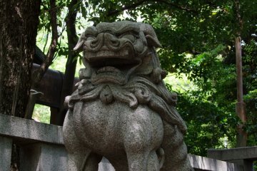 <p>Guarding the shrine</p>