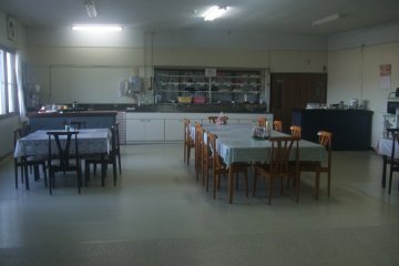 Hostel dining area