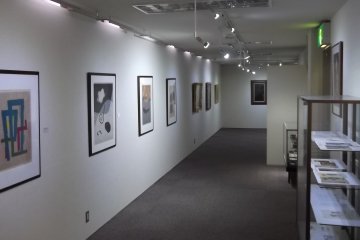 <p>The exhibition rooms are well organized and unfussy</p>