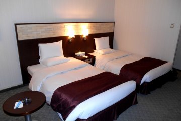 <p>Deluxe twin bedroom</p>