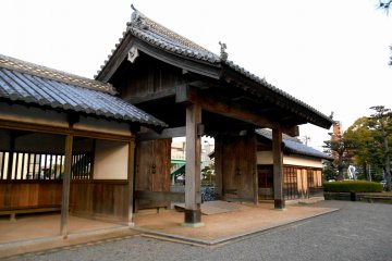 <p>Eagle Gate. It was burnt down during the World War II, then rebuilt in 1989</p>