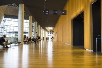 <p>Interior of the National Art Center Tokyo.</p>