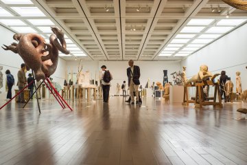 <p>Sculpture exhibition on the first floor.</p>
