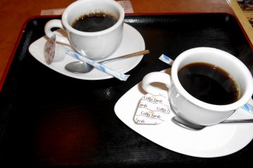 <p>Coffee is free here!</p>
