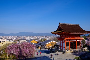 <p>View from Sai-mon Gate in spring</p>