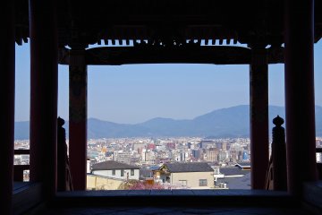 <p>Morning view through Sai-mon Gate</p>