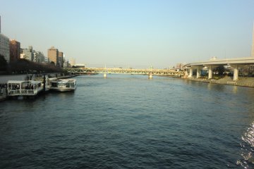 Sumida River, running through central Tokyo