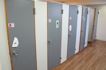 <p>The bathroom</p>