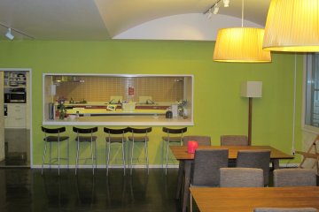<p>The Dining Room and Kitchen</p>
