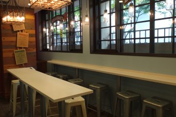 <p>โซนที่นั่งของร้าน</p>
