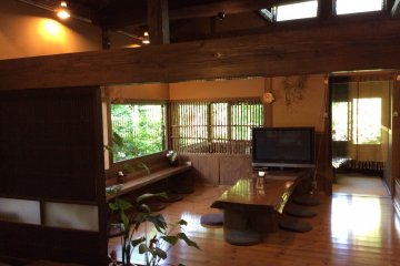 There is a lounge next to the reception and you could enjoy a&nbsp;beer after bathing.
