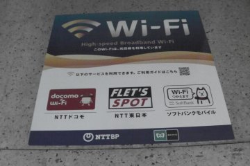 <p>Keep your eyes peeled for the Wi-Fi signs</p>