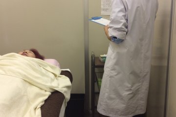 Dr. Akiho is thorough as you tell her about your sleeping patterns, fatigue and blood pressure and whatever else that is on your mind.