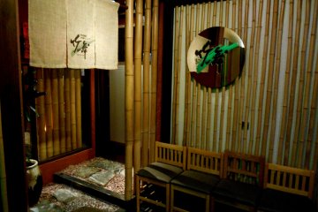 <p>Entrance of 'Take-no Mai' (Bamboo Dance), Tokushima</p>