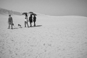 <p>A family making their way to the top.</p>