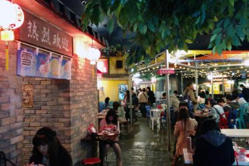 <p>Inside you will find stalls representing different countries around the world. All serve up their own country's noodle dish.</p>