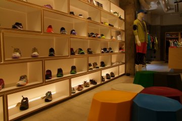 <p>Browsing for a new pair of footwear</p>