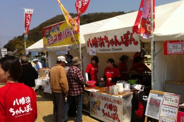 Noodle stall in the castle park