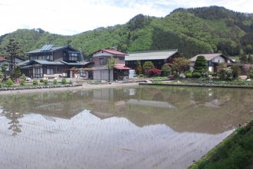 <p>Hida Furukawa, place where you can see the satoyama.</p>