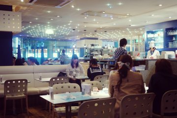 <p>The Milky Way Cafe shop in Tokyo's Ikebukuro</p>
