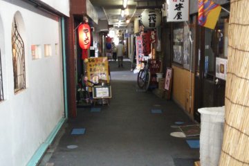 <p>Inside are two parallel alleys that haven't changed much since the Showa Period, when they were first built.</p>