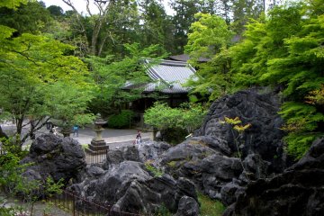 Many beautiful buildings stand in the temple's extensive grounds