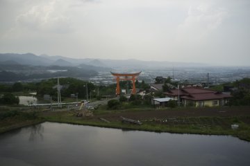 <p>On the way up to Zao Onsen town</p>