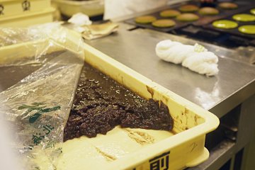 <p>The bean paste, after six hours of preparation.&nbsp;</p>