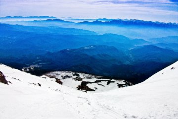 <p>The Northern Alps, as seen from 'over-the-ridge' near peak of 'Ken-ga-mine'</p>