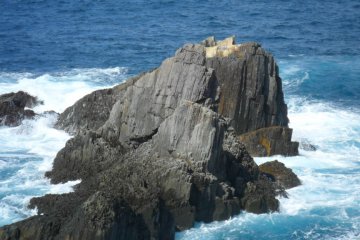 Hinomisaki lighthouse sea