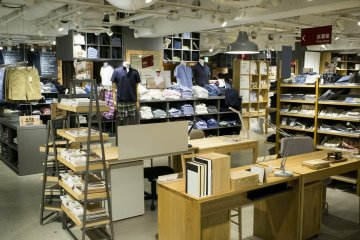 <p>The men's section</p>