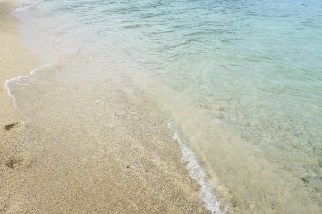 <p>The view from the beach.</p>