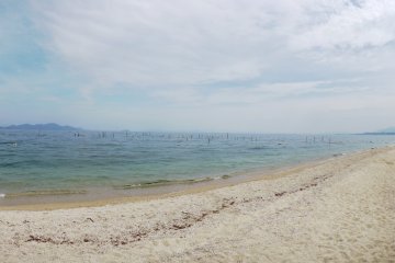 <p>The view from the beach.</p>