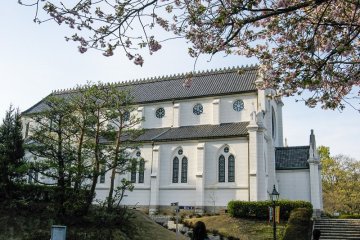 <p>St. Francis Xavier's Cathedral from the side</p>