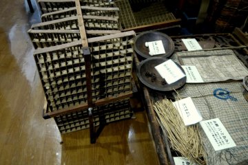 <p>Racks for silk worm cultivation</p>