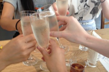 <p>Cheers to...Sunday.</p>