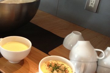 <p>Cold vegetable soup of the day.</p>
