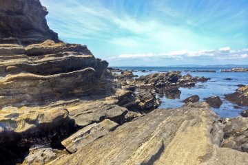 <p>A rocky part of the coast</p>