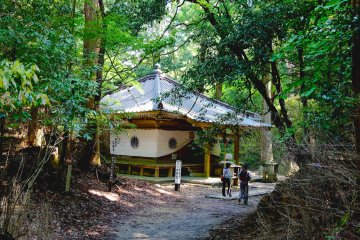 <p>Fudo-do Hall in the inner sanctuary; long-nosed goblins lived in this area</p>