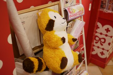 <p>He is the mascot of the shop!</p>