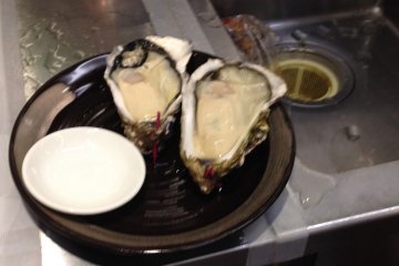 <p>A fresh oyster plate is ready for you!</p>