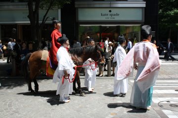 <p>Riding horseback was good idea in the heat! &nbsp;</p>