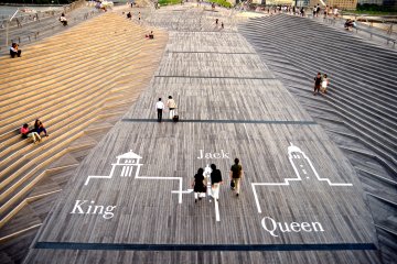 <p>View from the upper deck of the pier</p>