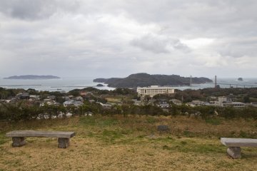 <p>Have a seat and enjoy the view out to sea; you can see the distant islands of&nbsp;Iki and Tsushima&nbsp;on a clear day</p>