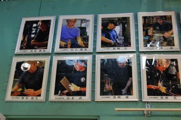 <p>Every craftsman of cutting edge knives at Takefu Knife Village has his own character; one who is good at making Kitchen knives, while others make other types of knives</p>