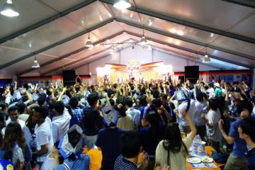<p>The main beer hall</p>