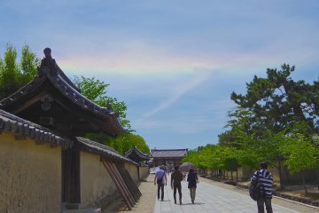 <p>I saw this rainbow from the road between Sai-in and To-in precincts</p>