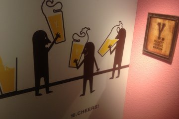 <p>Follow the mural's instructions. Good times are ahead.</p>