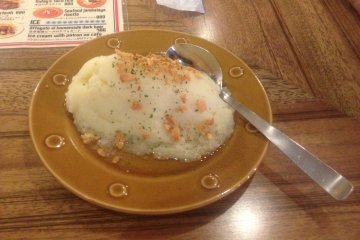 <p>Garlic mashed potatoes!!</p>